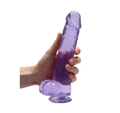 Silikonowe grube dildo z mocną przyssawką 25 cm